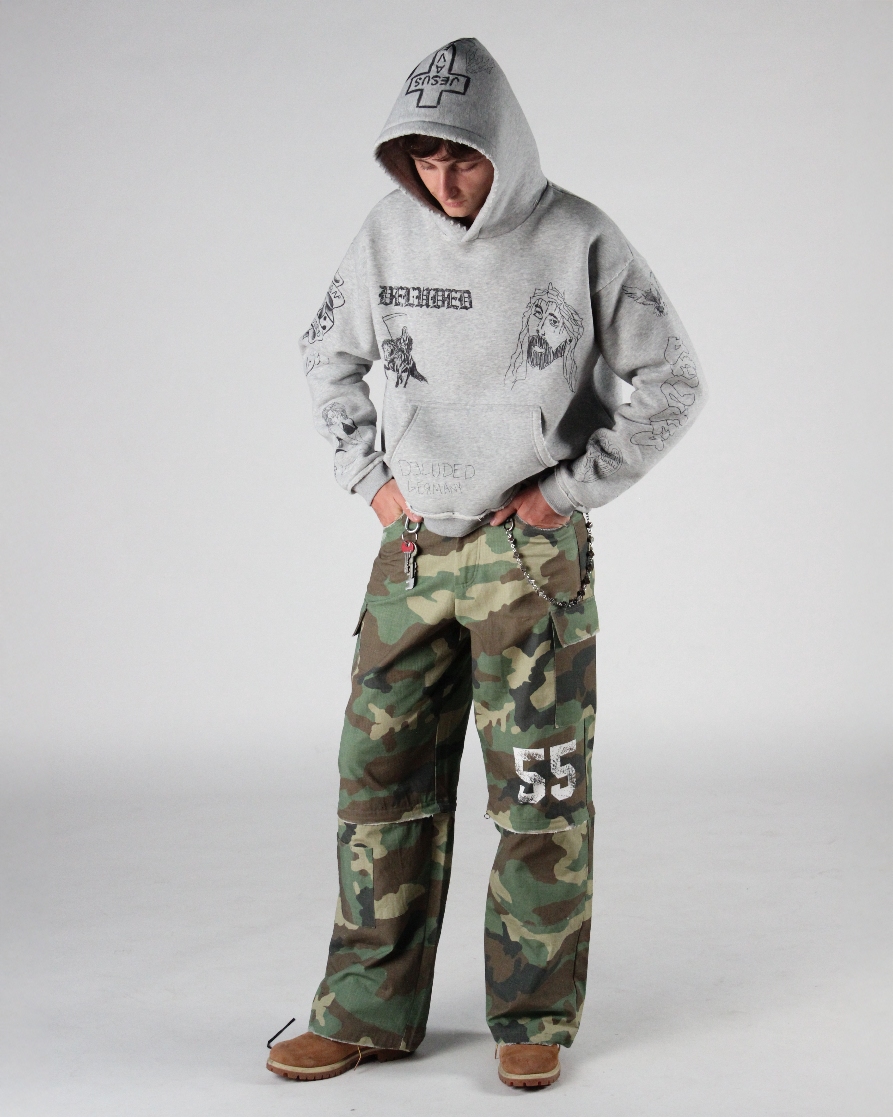 CONVERTIBLE CAMO CARGO