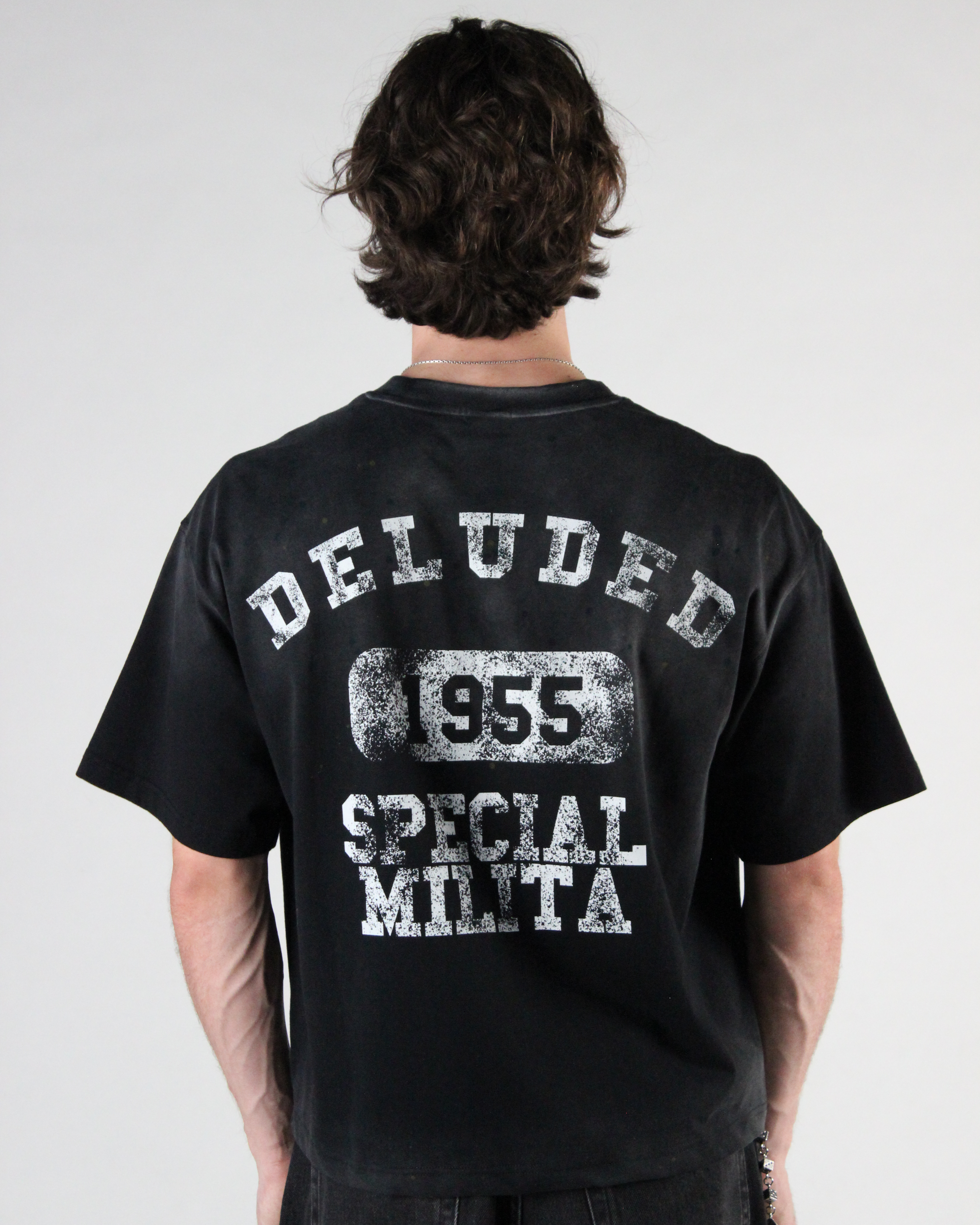 DISTRESSED MILITIA TEE