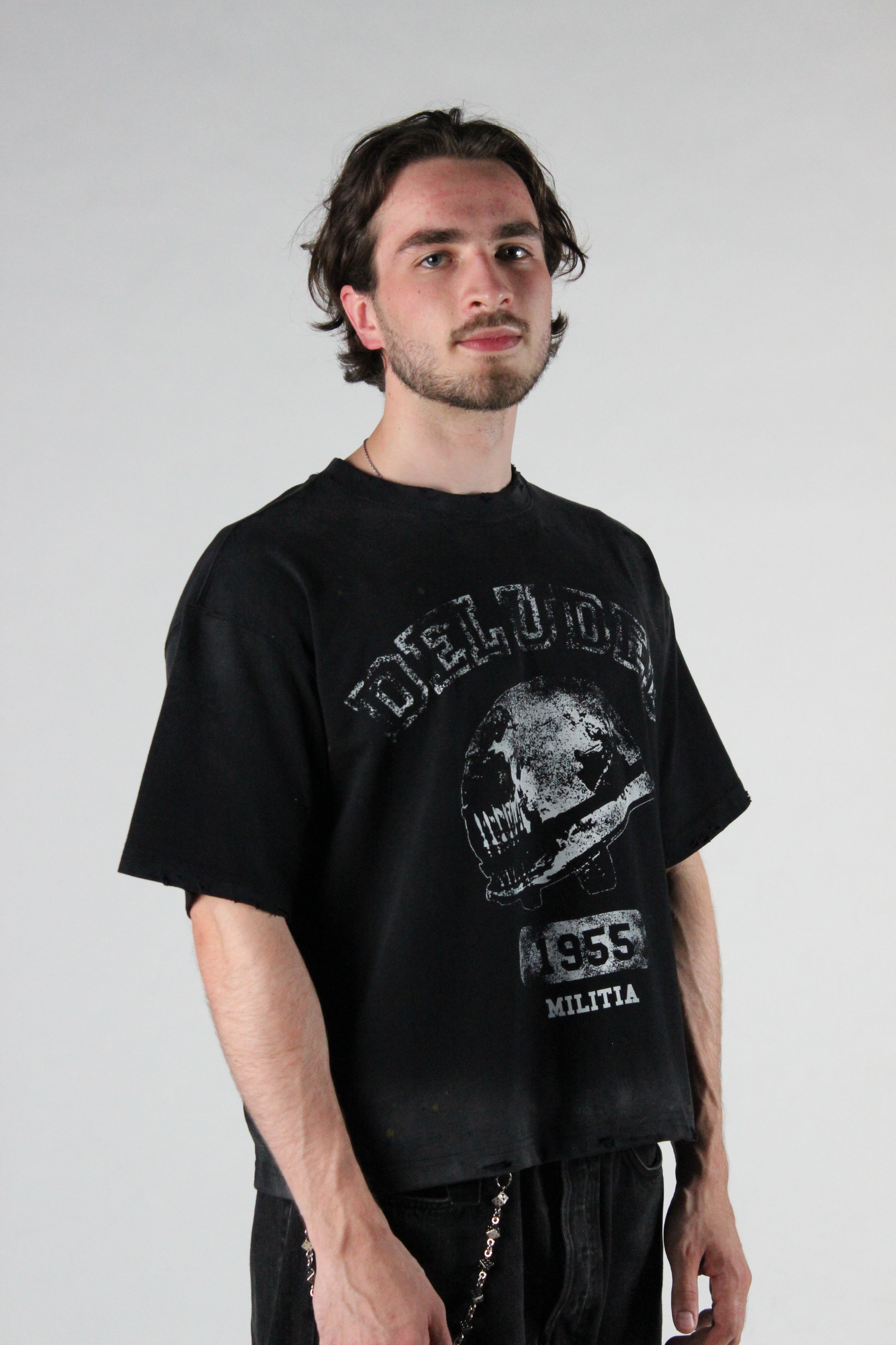 DISTRESSED MILITIA TEE