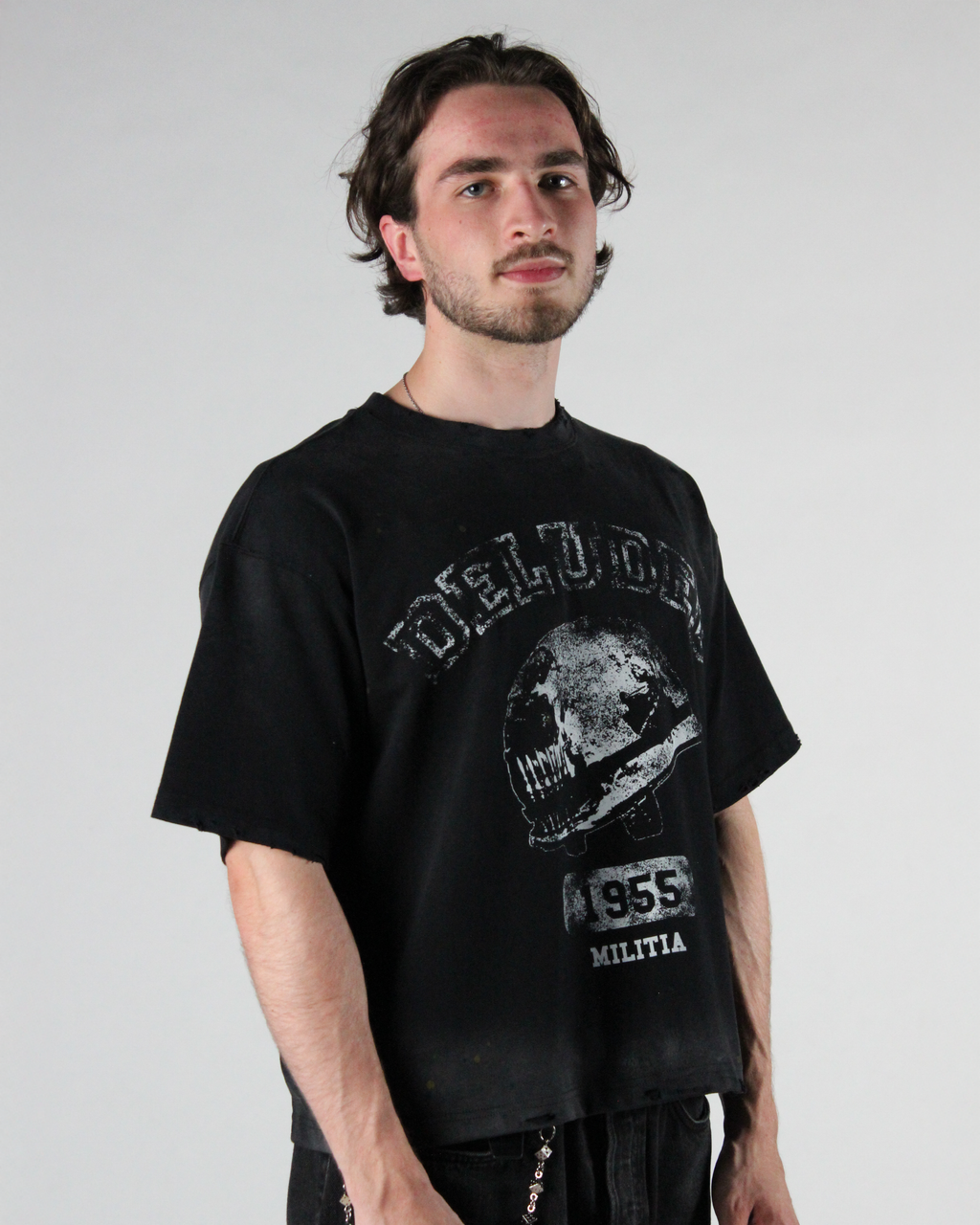 DISTRESSED MILITIA TEE