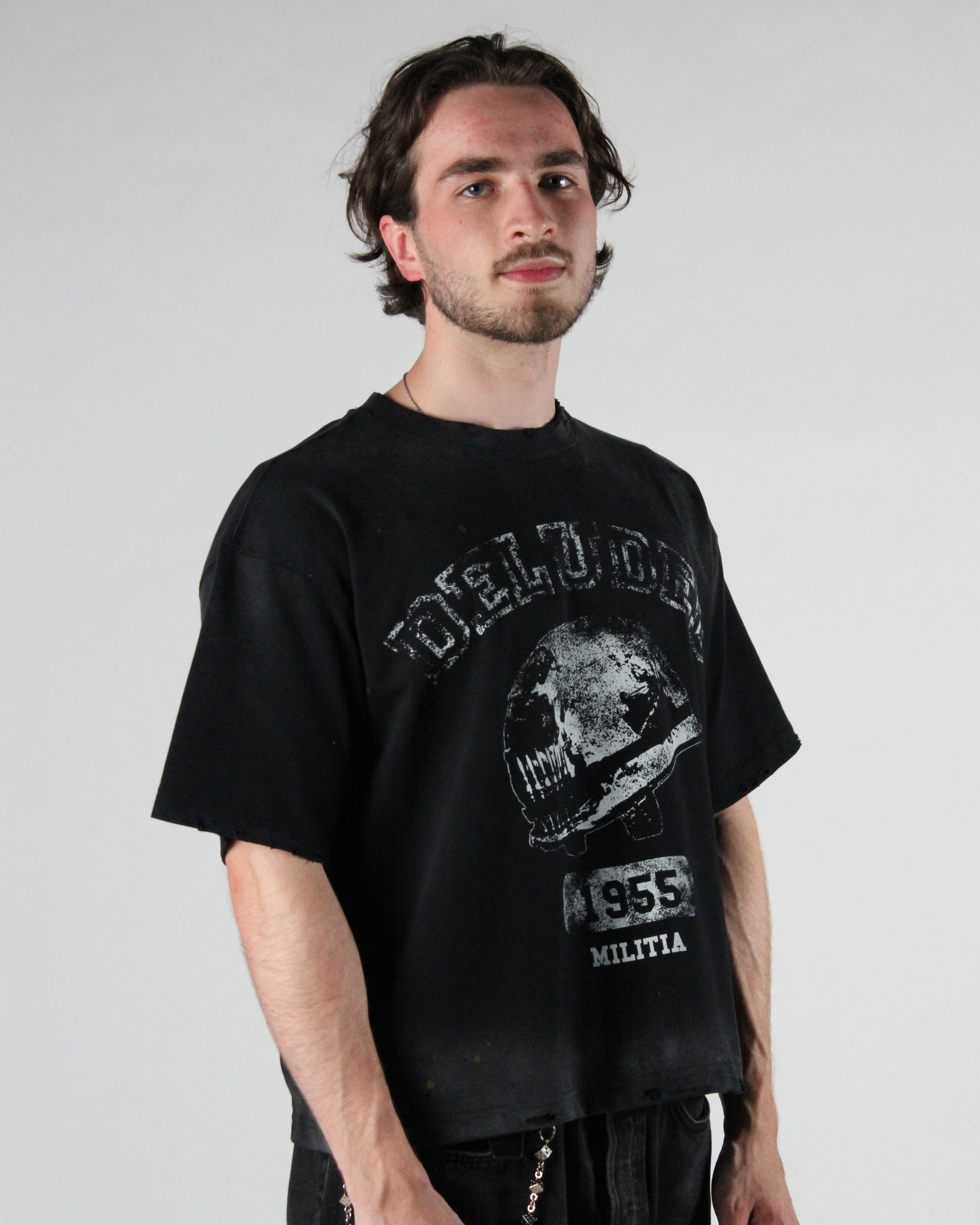 DISTRESSED MILITIA TEE