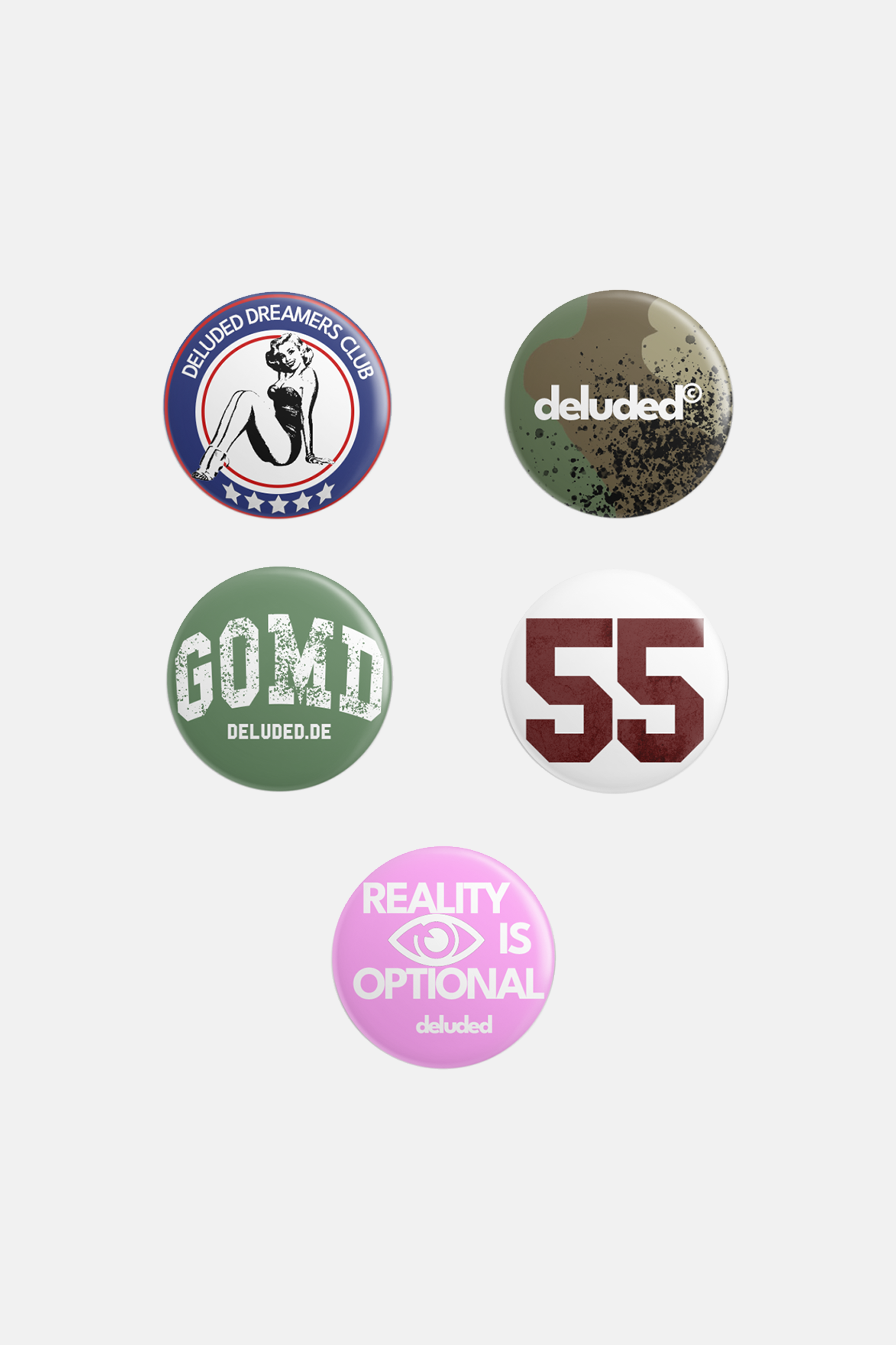 PIN SET OF 5