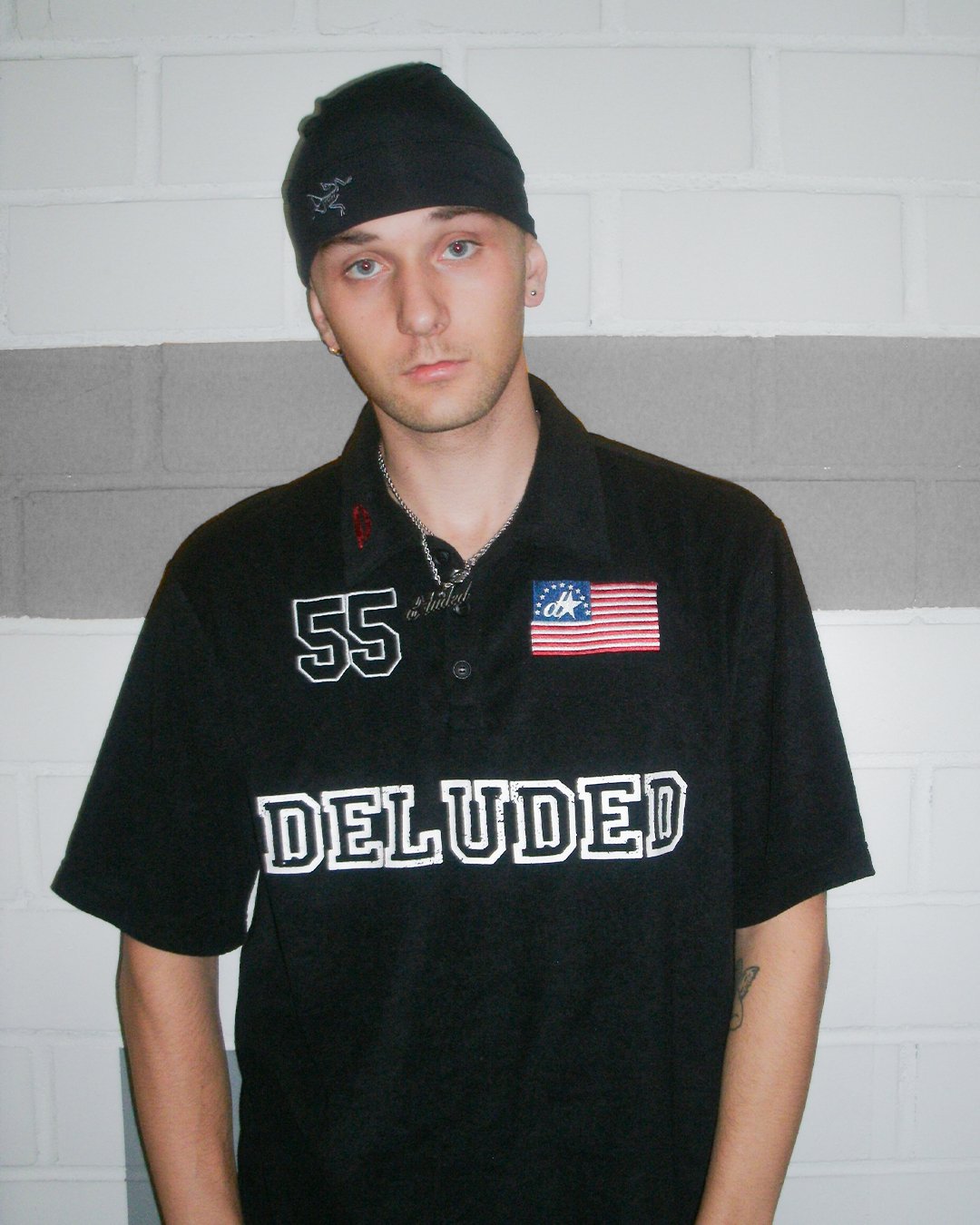 STARS & STRIPES TERRY POLO