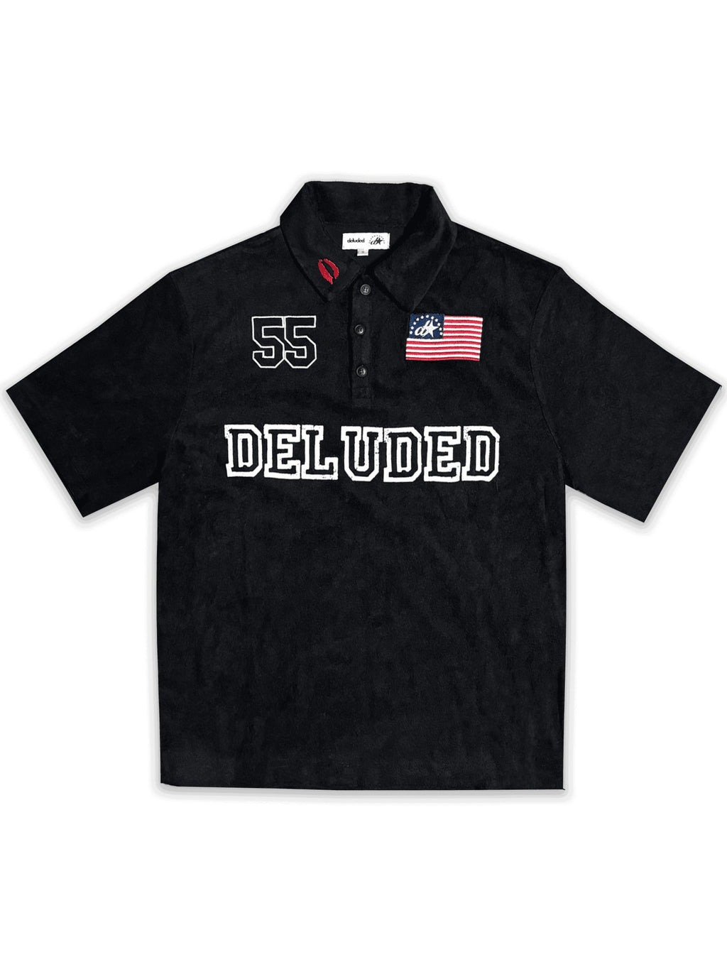 STARS & STRIPES TERRY POLO