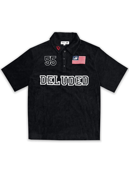 STARS & STRIPES TERRY POLO